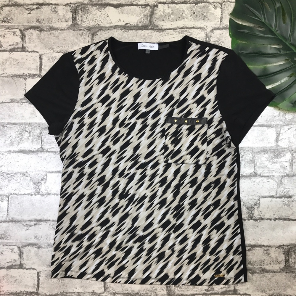 Calvin Klein Short Sleeve Blouse